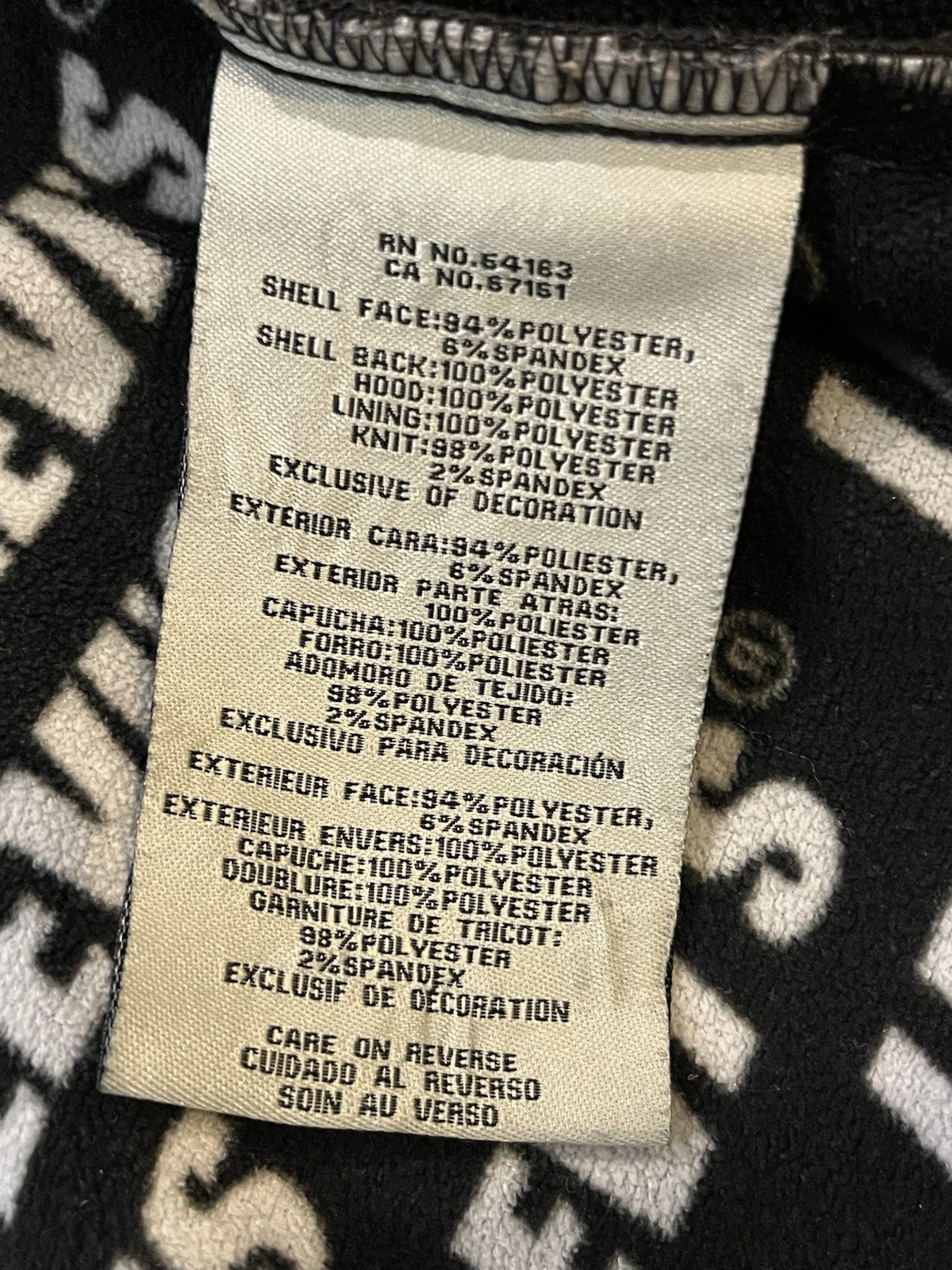 Levi’s Full Zip Rain Jacket Size Medium - image 7