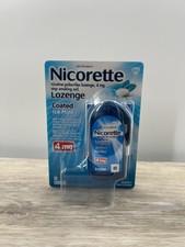 GSK Nicorette Lozenge Coated Ice Mint 4mg 20 Pieces New Sealed Pack Exp 11/2026