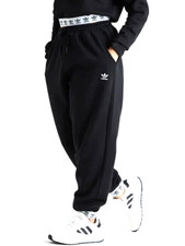 NEW ADIDAS ORIGINALS WOMENS TREFOIL TAPE LABEL JOGGERS SIZE MEDIUM  HN6029