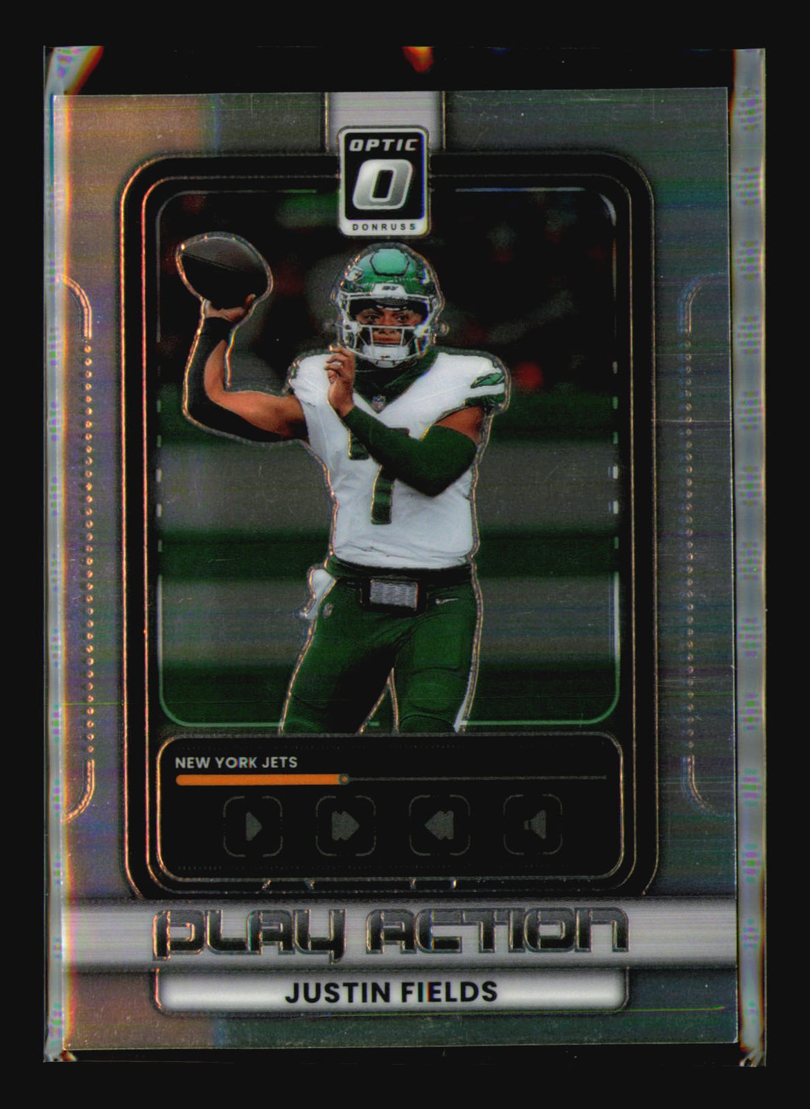 2025 Donruss Optic #17 Justin Fields Play Action
