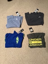 Boys NEW Long Sleeve Lot Adidas/ Under Armour Size Small