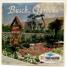 View Master A988, Busch Gardens, Tampa Florida, 3 Reel Set
