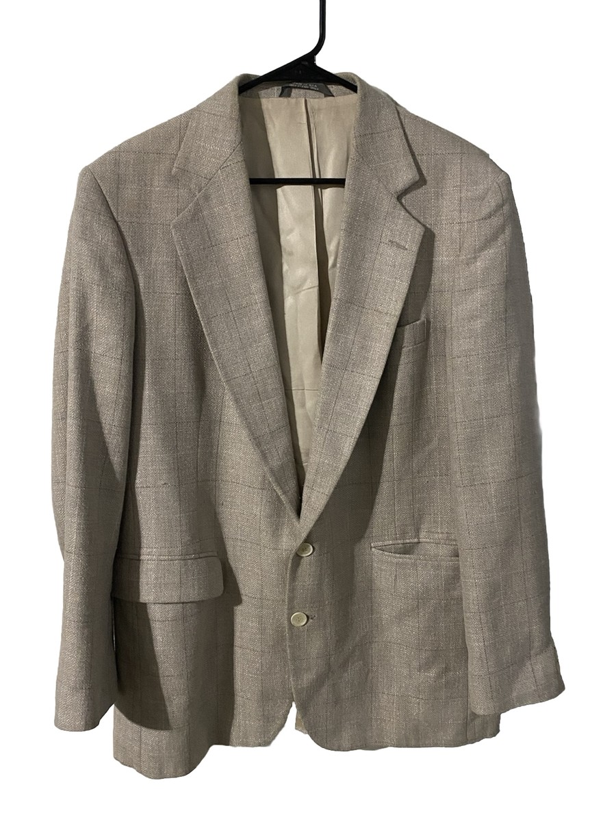 vintage Imperial HAGGAR Wool Blend Sport Coat Jacket Blazer Mens