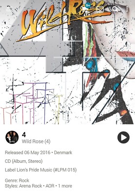 Wild Rose ~ 4 CD 2016 Hi-Tech AOR Soft Melodic Yacht Andy Rock David A Saylor