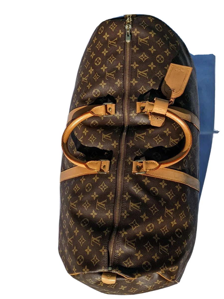 Louis Vuitton Monogram Keepall 60 Travel Large Duffle Bag M41412