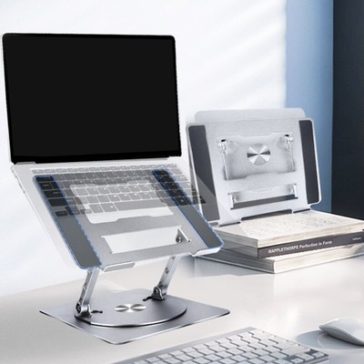 Laptop Stand Risers for Desk Ergonomic Foldable Computer Stand Adjustable Height