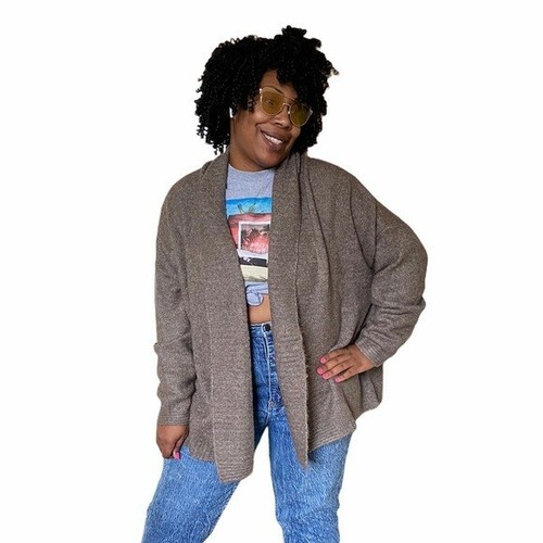 A NEW DAY Women's Cardigan Sweater Open Front Size L Taupe Long Sleeve  490181364112 | eBay