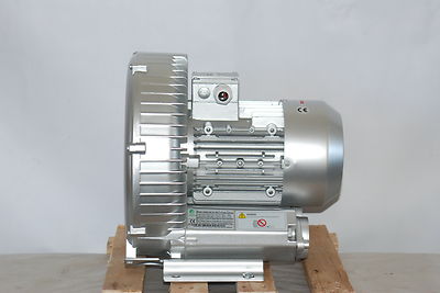 2 Hp REGENERATIVE BLOWER 102CFM,  220V-480V/3Ph, 88''H2O press. GHBH 1D7 34 1R4