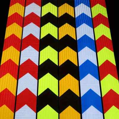 Pfeil Reflektierendes Band Hi Viz Band Hochintensives Warnband Chevron Aufkleber
