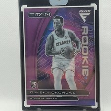 2020-21 Panini Flux Basketball Onyeka Okongwu Titan Purple Prizm /25 RC