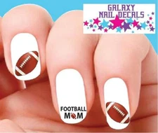 Waterslide Nail Decals - Set of 20 Football Mom Assorted