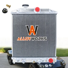 For 1992-2000 95 Honda Civic D15 D16 EK EG Acura Integra GS LS AT 2 Row Radiator