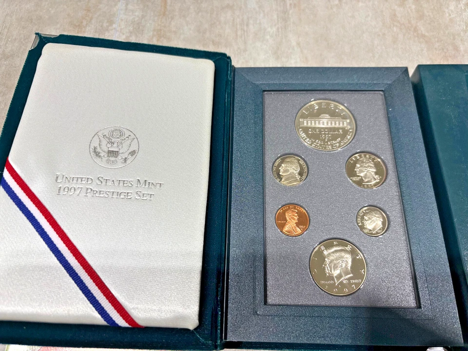 1997 US Mint "Silver" Prestige PROOF - Botanic Garden - COA & Sale Literature - Image 2 of 3