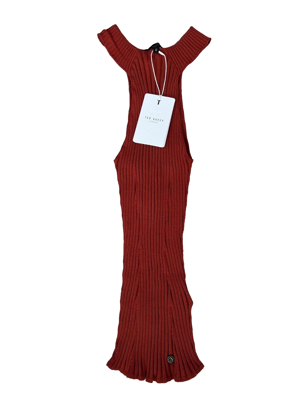 Ted Baker London Feoniix Knit Halter Rib Top ( S ) image 4