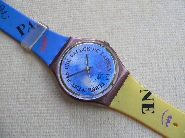 1989 Swatch Watch Croque Monsieur GX112 Design by Salvador Dali for sale  online | eBay