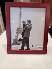 Malden International Designs Classic Wood Picture Frame HOLDS 8" X 10" MAHOGANY