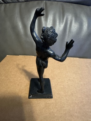 ANTIKE BRONZE FIGUR SATYR 6" AKT TANZEN !!!!!! - Bild 5 von 11
