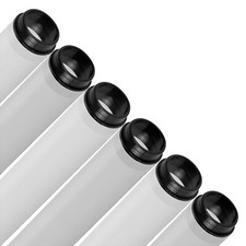 KastLite T8 Fluorescent 48" Tube Guards | Clear | 6 Pack | Fits T8 Lamps Only