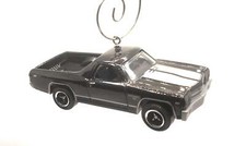 Christmas Ornament for 1970 Chevy El Camino Black