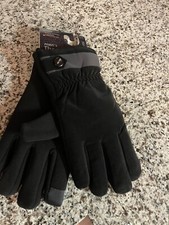 Mens Fleece Black Gloves Winter Thermal Touch Screen Warm Insulated Ski/Run/Bik 