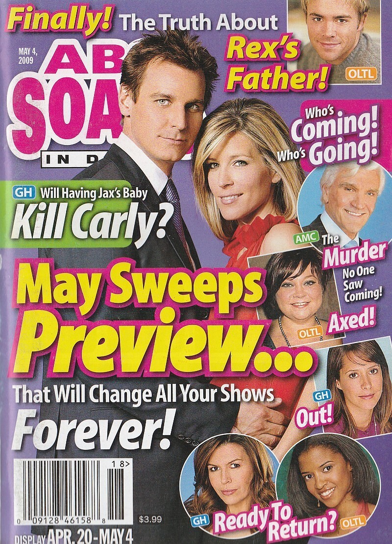 ABC Soaps In Depth May 4, 2009 LAURA WRIGHT-CRYSTAL HUNT-MICHELLE