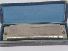 HORNER POCKET PAL HARMONICA KEY OF C 10 HOLES W/ original Case