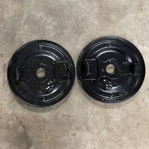 Porsche 356 Pre-A Front Backing Plate Pair DRUM BRAKE Left & Right Set - Picture 4 of 6