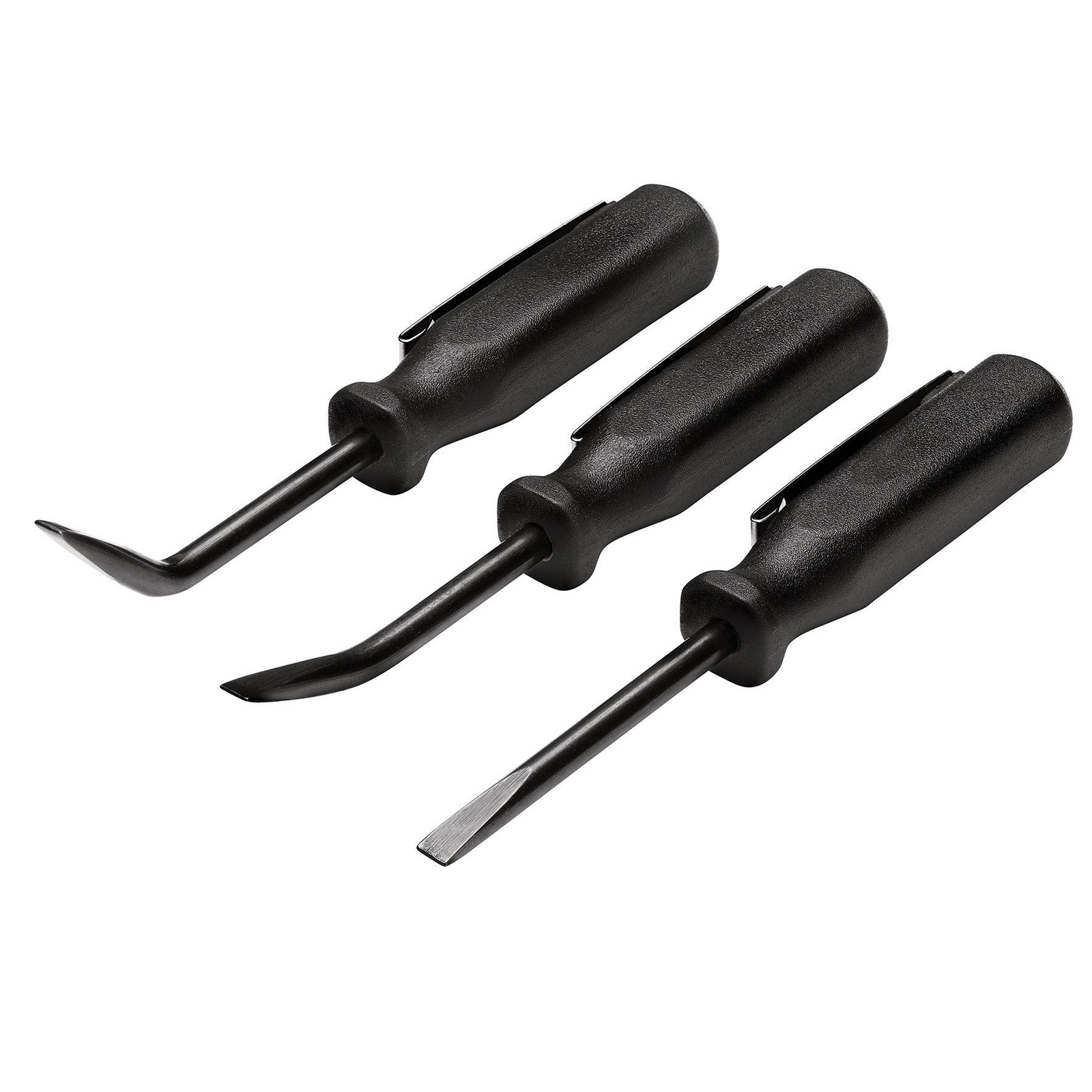 Draper Mini Pry Bar Set, 125mm, Black (3 Piece)