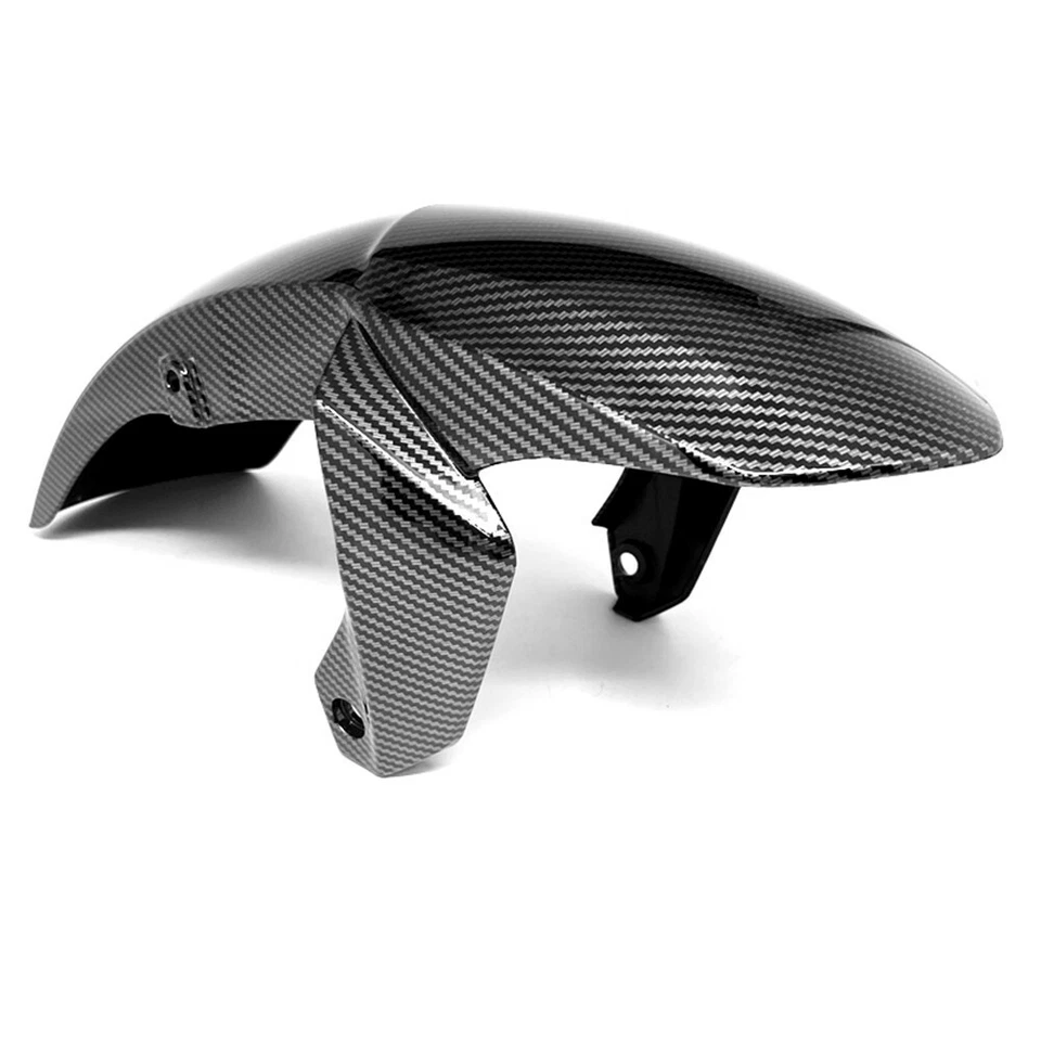 Protector de guardabarros delantero de fibra de carbono para KAWASAKI NINJA650 ER6N 2012-2016 Foto 3 de 4