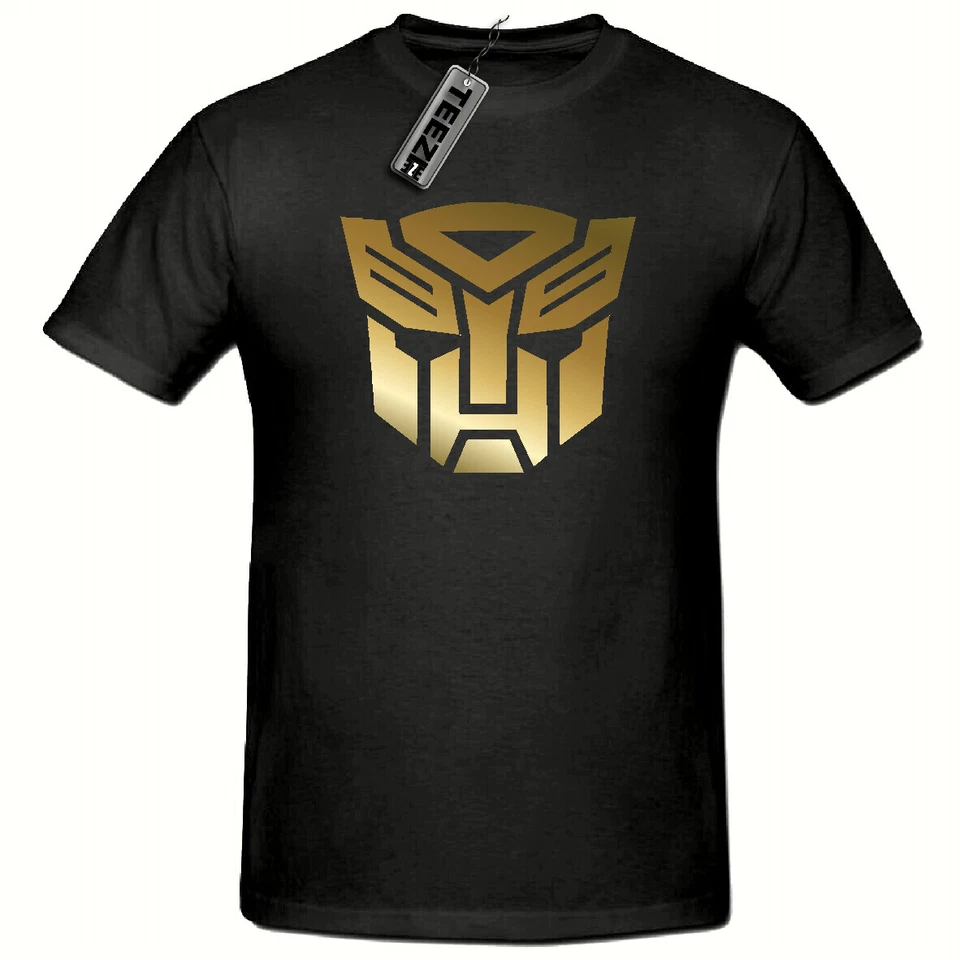 Transformers tshirt, Gold Slogan Children's tshirt, Kids Gaming tshirt