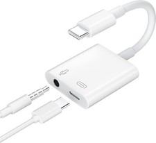 USB C to 3.5mm Audio Adapter, USB C Headphone Adapter and PD 60w Charger USB-C t