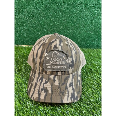 Ducks Unlimited Camo Hat Trucker Cap DU Leader 2022 Hunting Outdoors Mens 