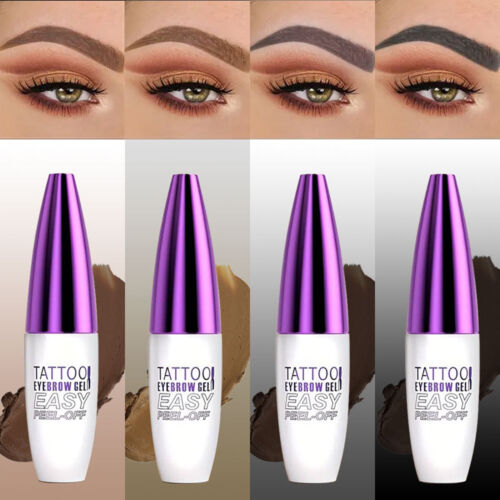 Peel-off Eyebrow G7l Natural Brow Tattoo Black Brown Tint Makeup Waterproof Last