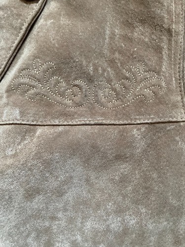 Herren Weste - Trachten Landhausmode Velourleder Gr. 52 - Bild 6 von 6