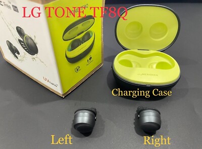 Original LG Tone Free TF8Q True Earbuds LEFT/RIGHT/Charging Case Replacement