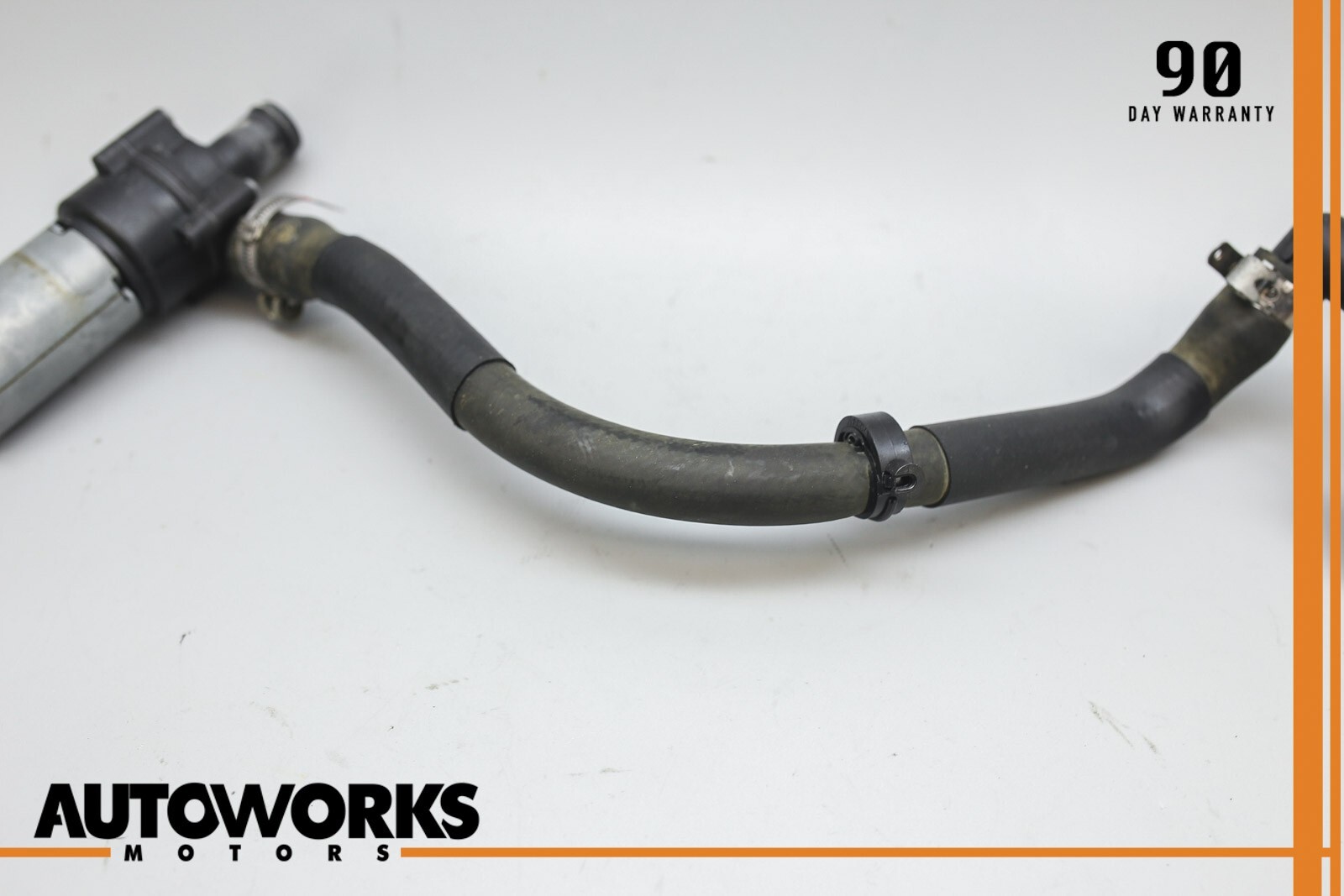 04-13 Maserati Quattroporte M139 Auxiliary Electric Water Pump w/ Hose Pipe OEM