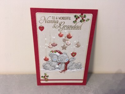 Me To You Weihnachtskarten für Mama und Papa, Großeltern und Paten