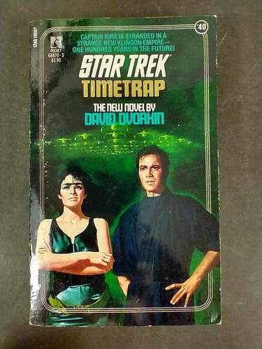 Star Trek: Timetrap by David Dvorkin 1988 Paperback First Printing