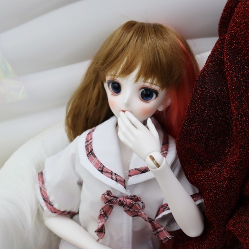 FULL SET 1/3 BJD Doll Girl Resin Ball Jointed Eyes Makeup Wigs Dresses DIY GIFT - Picture 8 of 11