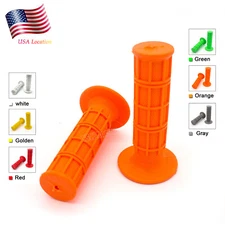 Soft Rubber 7/8" & 1" Handlebar Hand Grips Universal Fit Dirt Bike Motorcycle US