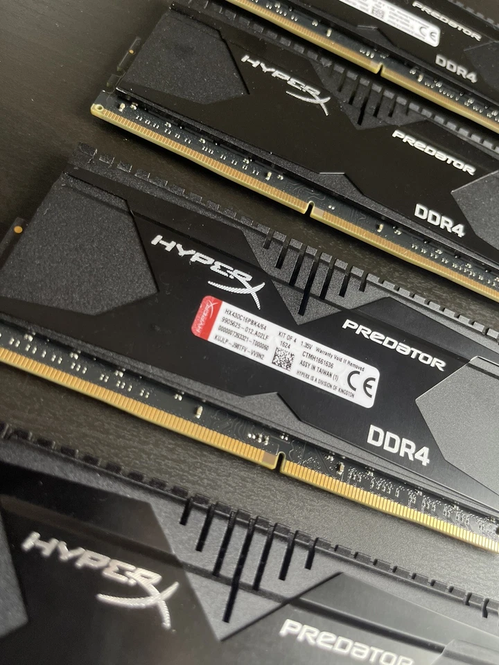 64GB HyperX PREDATOR QUAD-DDR4 3000MHz X.M.P (4 x 16GB) - Image 3 of 3