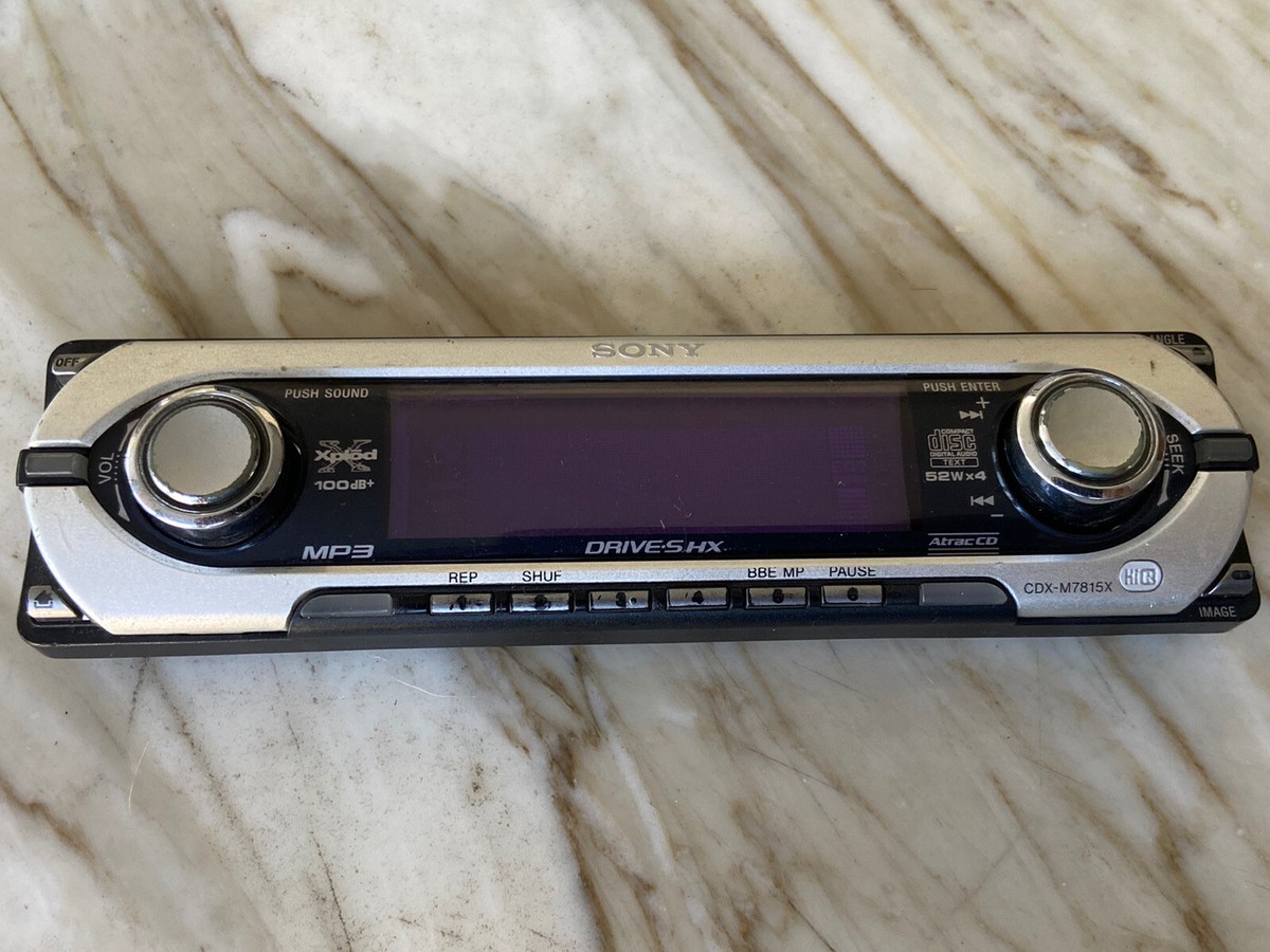 SONY CDX-M7815X CAR STEREO ONLY SONY CDM-M7815X FACEPLATE ONLY OEM