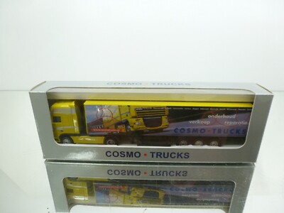 WSI PROMOTOYS DAF XF 105 COSMO TRUCKS + TRAILER WERBE - H0 1:87 - GOOD IN BOX