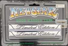 Vintage 80's 90's Automotive Door Handle Insert Accent Trim LIMITED EDITION