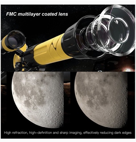 Telescope, Professional High Refraction Astronomical Refracting Telescope Toy - Picture 18 of 18
