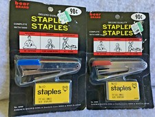 New Vintage Bear Brand Staper  Staples Set of 2 Eagle 10L