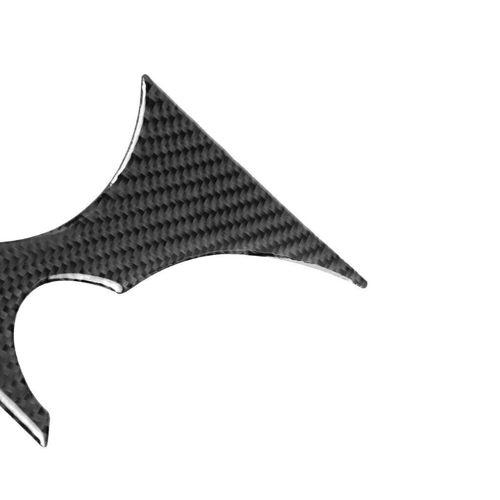 Black Car Armrest Cup Holder Pane Sticker Trim For NISSAN 370Z Z34 2009