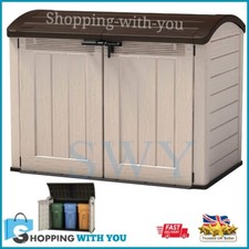 Wheelie Bin Storage Box Garden Outdoor Patio Furniture Shed EXTRA LARGE 2000L
