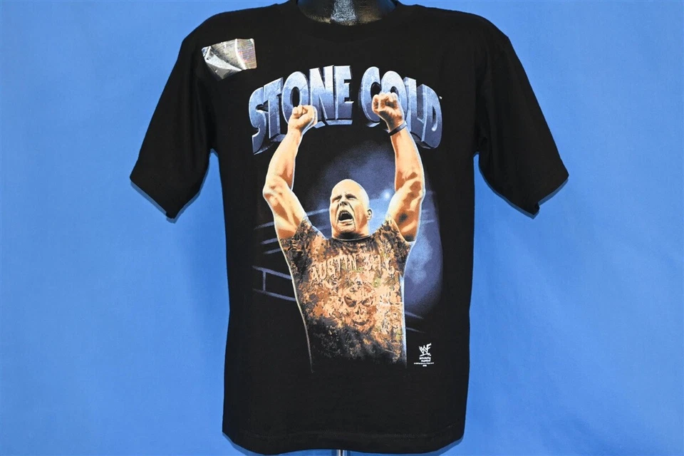 Camiseta De Colección Años 90 WWF STONE COLD STEVE AUSTIN KILL'EM DEADSTOCK LUCHA LIBRE JUVENIL XL  Foto 2 de 4
