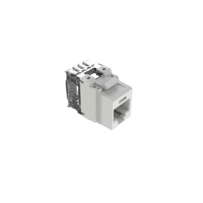 Panduit NK6X88MWH Cat-6A Punchdown Keystone Jack Module UTP RJ45 8P8W White